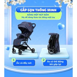 Thumbnail Xe đẩy gấp gọn Chilux M02 - Thiết kế khoa học, Tính năng vượt trội 2