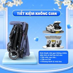 Thumbnail Xe đẩy gấp gọn Chilux M02 - Thiết kế khoa học, Tính năng vượt trội 3