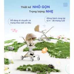 Thumbnail Xe đẩy gấp gọn cho bé Chilux M06 Pro - Xoay 2 chiều, gấp gọn nhanh chóng 2