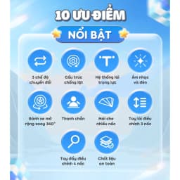Thumbnail Xe Scooter cho bé Chilux S05 - Bàn đạp 2 lớp chống trượt, mái che nhiều nấc 1