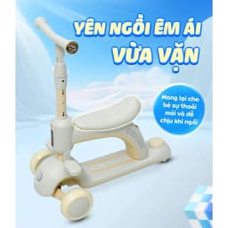 Thumbnail Xe Scooter cho bé Chilux S05 - Bàn đạp 2 lớp chống trượt, mái che nhiều nấc 2