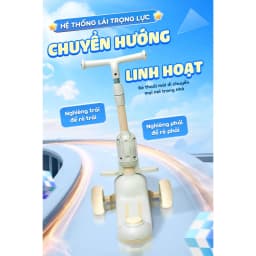 Thumbnail Xe Scooter cho bé Chilux S05 - Bàn đạp 2 lớp chống trượt, mái che nhiều nấc 3