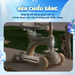 Thumbnail Xe Scooter cho bé Chilux S05 - Bàn đạp 2 lớp chống trượt, mái che nhiều nấc 4