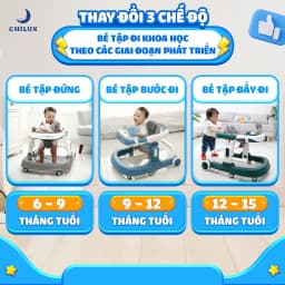 Thumbnail Xe tập đi cho bé chữ U Chilux Walk-S, đa năng, tạo cho bé hướng cố định khi di chuyển 2