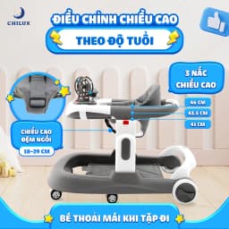 Thumbnail Xe tập đi cho bé chữ U Chilux Walk-S, đa năng, tạo cho bé hướng cố định khi di chuyển 3