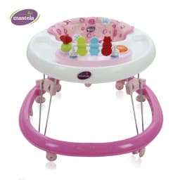 Thumbnail Xe tròn tập đi có đồ chơi và nhạc cho bé Mastela MSTLW2002 siêu nhẹ xoay 360, mặt bàn ăn dặm, bánh xe silicon chống ồn 1