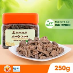 Thumbnail Xí muội chanh Hồng Lam, dạng hộp. Có vị chua, mặn, ngọt 2