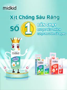 Thumbnail Xịt chống sâu răng MIDKID chính hãng hương Táo 20ml, vị ngọt thơm nuốt an toàn cho bé từ 1 tuổi 2