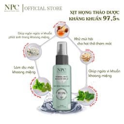 Thumbnail Xịt họng thơm miệng NPC giảm đau nhanh, ngừa viêm họng 30ml - NPC PHAR 4
