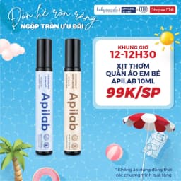 Thumbnail Xịt khử mùi thơm quần áo em bé Apilab Deodorant kháng khuẩn & loại bỏ mùi hôi khó chịu 10ml 1