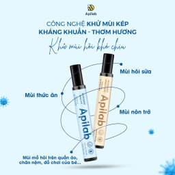 Thumbnail Xịt khử mùi thơm quần áo em bé Apilab Deodorant kháng khuẩn & loại bỏ mùi hôi khó chịu 10ml 2