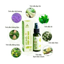 Thumbnail Xịt muỗi Diệp An Nhi lọ 120ml cho bé từ 3 tháng giúp đuổi muỗi, công trùng, làm dịu vết đốt ở da 4