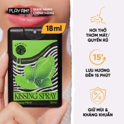 Thumbnail Xịt Thơm Miệng Kissing Spray PlayAh! Memoir Hương Ectasy Mint Sảng Khoái / Passion Martini Quyến Rũ 18ml 1