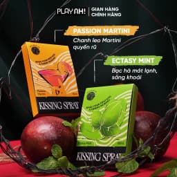 Thumbnail Xịt Thơm Miệng Kissing Spray PlayAh! Memoir Hương Ectasy Mint Sảng Khoái / Passion Martini Quyến Rũ 18ml 2