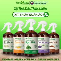Thumbnail Xịt Thơm Quần Áo Xịt Tinh Dầu Thiên Nhiên AroMazz Thơm Phòng Khử Mùi Đuổi Muỗi Côn Trùng Nhiều Mùi Chai lớn 300ml 1