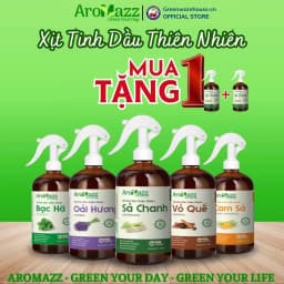 Thumbnail Xịt Tinh Dầu  Xịt Thơm Phòng Khử Mùi Đuổi Muỗi Côn Trùng AroMazz Nhiều Mùi Chai Lớn 300ml 1