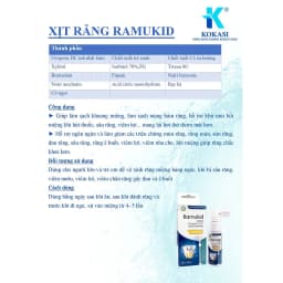 Thumbnail Xịt vệ sinh răng miệng cho bé Ramukid 3