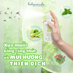 Thumbnail Xịt xua muỗi Babycoccole 0M+ chống muỗi đốt cho bé và cả gia đình, chiết xuất tía tô đất và cây phong lữ 125ml 3