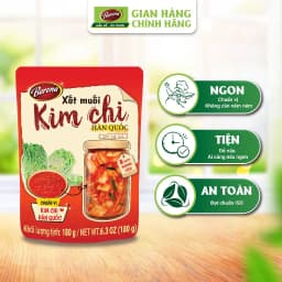 Thumbnail Xốt Muối Kim Chi Hàn Quốc Barona 180g, Combo 3 gói Tặng 1 Hũ Thủy Tinh Cao Cấp (1 lít) 2
