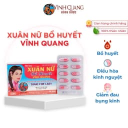 Thumbnail Xuân Nữ Bổ Huyết VĨNH QUANG - Hộp 40 viên - Điều hoà kinh nguyệt, đau bụng kinh, bế kinh, tắc kinh 1