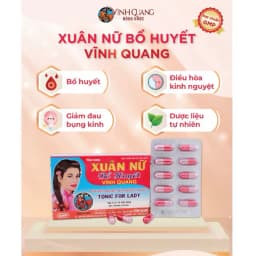 Thumbnail Xuân Nữ Bổ Huyết VĨNH QUANG - Hộp 40 viên - Điều hoà kinh nguyệt, đau bụng kinh, bế kinh, tắc kinh 2