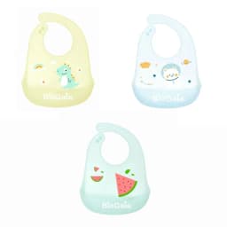 Thumbnail Yếm ăn dặm BioGaia cho bé bằng silicone có máng siêu nhẹ, hình đáng yêu an toàn cho bé (giao màu ngẫu nhiên) 1