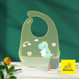 Thumbnail Yếm ăn dặm BioGaia cho bé bằng silicone có máng siêu nhẹ, hình đáng yêu an toàn cho bé (giao màu ngẫu nhiên) 2