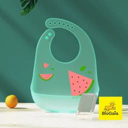 Thumbnail Yếm ăn dặm BioGaia cho bé bằng silicone có máng siêu nhẹ, hình đáng yêu an toàn cho bé (giao màu ngẫu nhiên) 4