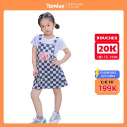Thumbnail Yếm Caro Tamiuy Đính Chữ Hot Chất Liệu Cao Cấp, Dành Cho Bé Năng Động (1-10T) 1