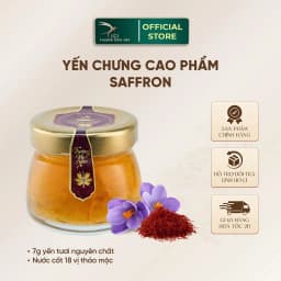 Thumbnail Yến chưng cao phẩm vị Saffron - Nhuỵ Hoa Nghệ Tây hũ 50-65g CiCi Thượng Đỉnh Yến Yến Tươi Khánh Hòa Nguyên Chất 1