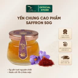 Thumbnail Yến chưng cao phẩm vị Saffron - Nhuỵ Hoa Nghệ Tây hũ 50-65g CiCi Thượng Đỉnh Yến Yến Tươi Khánh Hòa Nguyên Chất 3