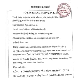 Thumbnail Yến chưng sẵn cho người ăn Kiêng , tổ yến sào khánh hòa phúc lộc thọ, Hũ yến chưng sẵn 35% hàm lượng yến trên 1 hũ 70ml 3