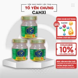 Thumbnail Yến chưng sẵn Combo 6 hũ Canxi,Tổ Yến Sào Khánh Hòa Phúc Lộc Thọ,Hũ 35% hàm lượng yến trên 1 hũ 70ml cao nhất hiện nay. 2