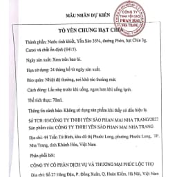 Thumbnail Yến chưng sẵn hạt chia, tổ Yến Sào Khánh Hòa Phúc Lộc Thọ,Hũ yến chưng sẵn 35% hàm lượng yến trên 1 hũ 70ml 1