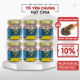 Thumbnail Yến chưng sẵn hạt chia, tổ Yến Sào Khánh Hòa Phúc Lộc Thọ,Hũ yến chưng sẵn 35% hàm lượng yến trên 1 hũ 70ml 4