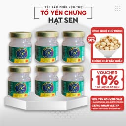 Thumbnail Yến chưng sẵn Hạt Sen, tổ Yến Sào Khánh Hòa Phúc Lộc Thọ,Hũ yến chưng sẵn 35% hàm lượng yến trên 1 hũ 70ml 3