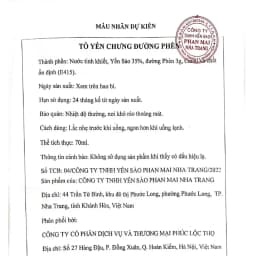 Thumbnail Yến chưng sẵn đường phèn , tổ yến sào khánh hòa phúc lộc thọ, Hũ yến chưng sẵn 35% hàm lượng yến trên 1 hũ 70ml 3