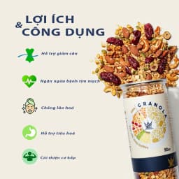 Thumbnail Yến Mạch 2,5KG + Granola Tiêu Chuẩn 500g Ngũ cốc 3