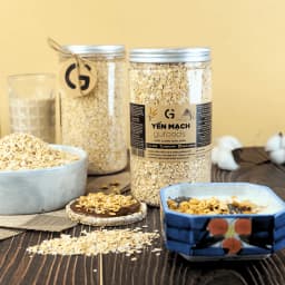 Thumbnail Yến mạch cán vỡ 0.55mm GUfoods - Giàu chất xơ, Tốt cho sức khoẻ, Healthy, Tập gym, Eat clean (hũ 500g) 3