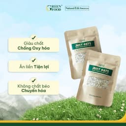 Thumbnail Yến mạch Chile JUST OATS nguyên chất cán dày | Túi 64g 1