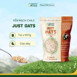 Thumbnail Yến mạch Chile JUST OATS nguyên chất cán dày | Túi 907g - Ăn Liền, Túi Tiện lợi, nhập khẩu Chile 1