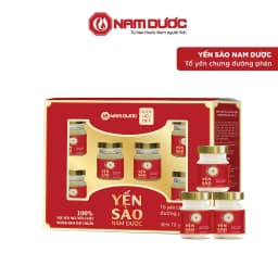 Thumbnail Yến sào Nam Dược Set 6 lọ x 70ml tổ yến chưng đường phèn, có túi xách kèm theo 1