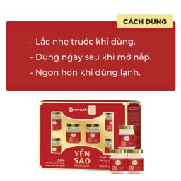 Thumbnail Yến sào Nam Dược Set 6 lọ x 70ml tổ yến chưng đường phèn, có túi xách kèm theo 2