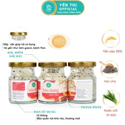 Thumbnail Yến Thị - Chưng hạt chia - Yến sào Khánh Hòa chưng sẵn - 30% yến thô/ hũ 70ml 3