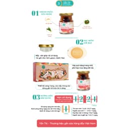 Thumbnail Yến Thị - Chưng tứ vị - Yến sào Khánh Hòa chưng sẵn - 30% yến thô/ hũ 70ml 2