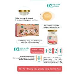 Thumbnail Yến Thị - Gói quà tặng cao cấp 10 hũ mix đủ vị - Yến sào Khánh Hòa chưng sẵn - 30% yến thô/ hũ 70ml 4