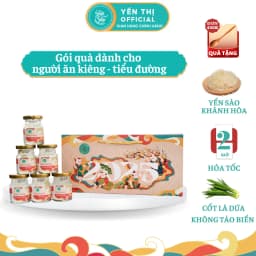 Thumbnail Yến Thị - Gói quà tặng cho người tiểu đường và ăn kiêng - Yến sào Khánh Hòa chưng sẵn - 30% yến thô 1