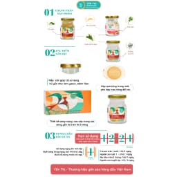 Thumbnail Yến Thị - Gói quà tặng cho người tiểu đường và ăn kiêng - Yến sào Khánh Hòa chưng sẵn - 30% yến thô 2