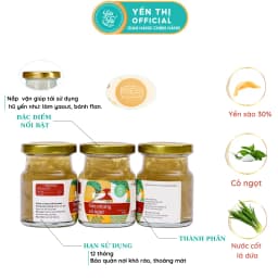Thumbnail Yến Thị - Gói quà tặng cho người tiểu đường và ăn kiêng - Yến sào Khánh Hòa chưng sẵn - 30% yến thô 4