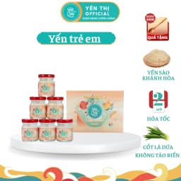 Thumbnail Yến Thị - Gói quà yến kids dành cho trẻ em-Yến sào Khánh Hòa chưng sẵn-25% yến sào thủy phân/hũ/42ml 1
